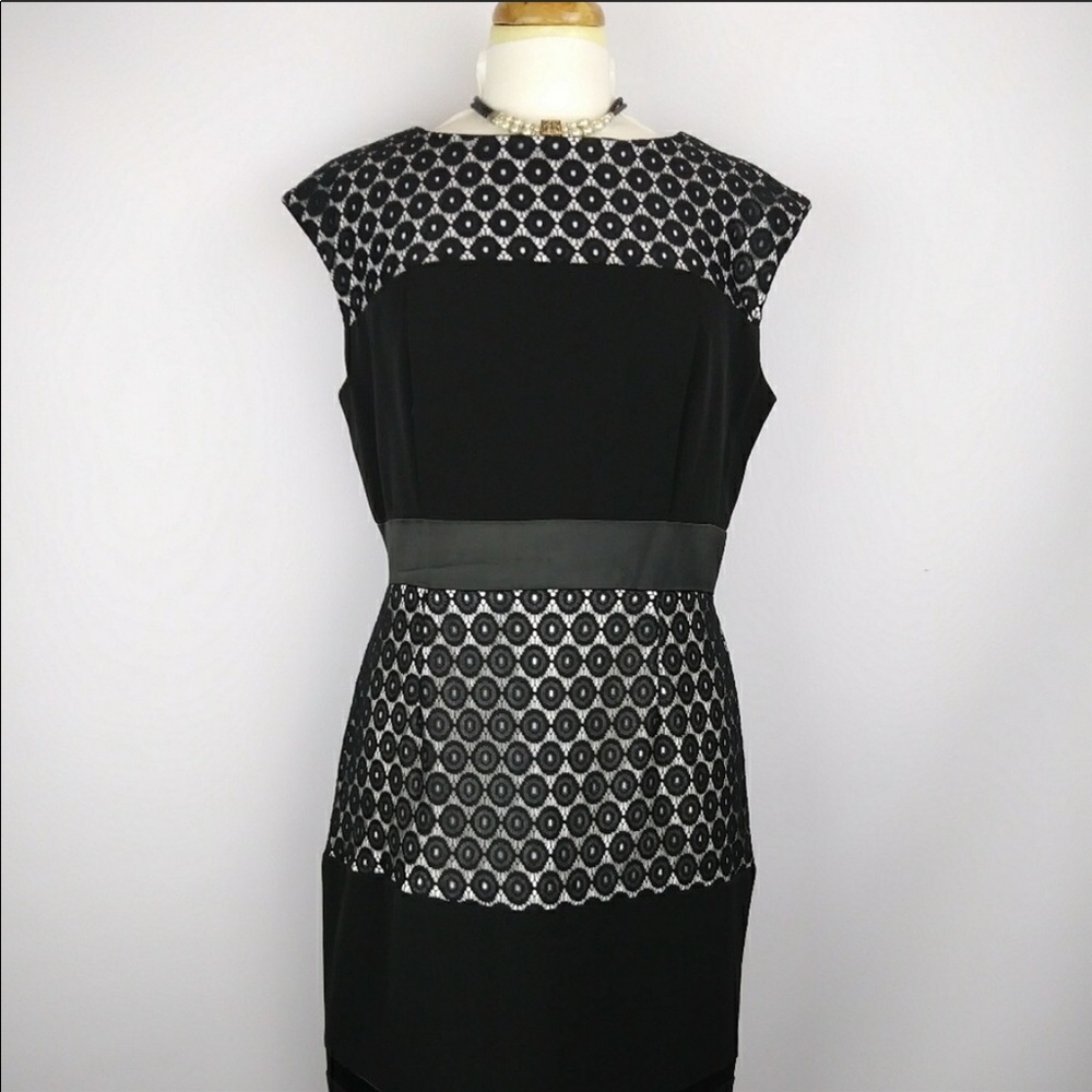 Sandra Darren Black Dress